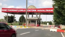 - Çorlu Atatürk Havalimanında uçuşlar durdu