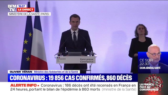 20 millions de masques seront livrés aux hôpitaux et aux Ehpad affirme le ministre de la Santé Olivier Véran