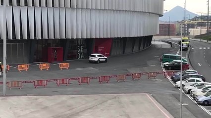 La explanada de San Mamés será aparcamiento para personal sanitario