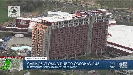 Casinos shutting down in wake of coronavirus pandemic