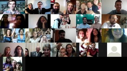 Coronavirus, amor y cuarentena: Pareja argentina celebra boda virtual