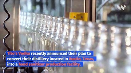 Tito’s Vodka to Begin Producing Hand Sanitizer