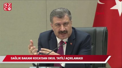 Okul tatili uzayacak mı? Bakan Koca’dan yeni açıklama
