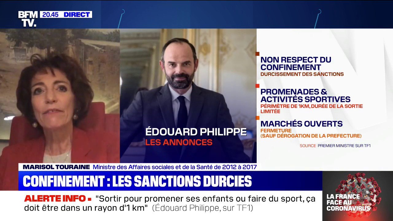 Confinement: "Tout l'enjeu pour le gouvernement est de monter en puissance", d'après Marisol Touraine, ancienne ministre de la Santé