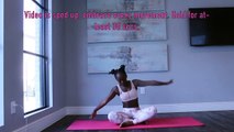 Simple Yoga For Beginners  improv-yoga w hip-hop affirmations - 5 minute routine