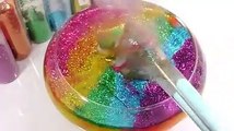 Glitter Mixing Slime Water Clay Learn Colors Surprise Eggs Toys For Kids