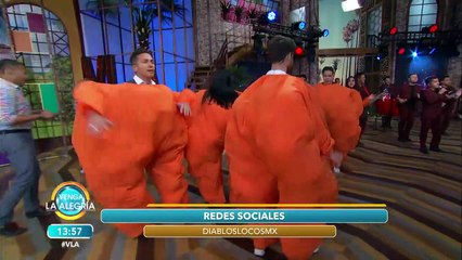 Conductores juegan el divertido "jala la cuerda". | Venga La Alegría