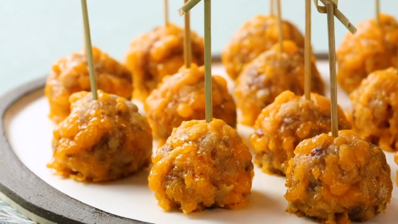 Spicy Sausage Balls Without Bisquick