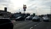 Customers queue to grab their last McDonald's before chain closes its drive-thrus across the UK