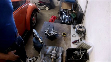 remontage bas moteur motobecane  AV10