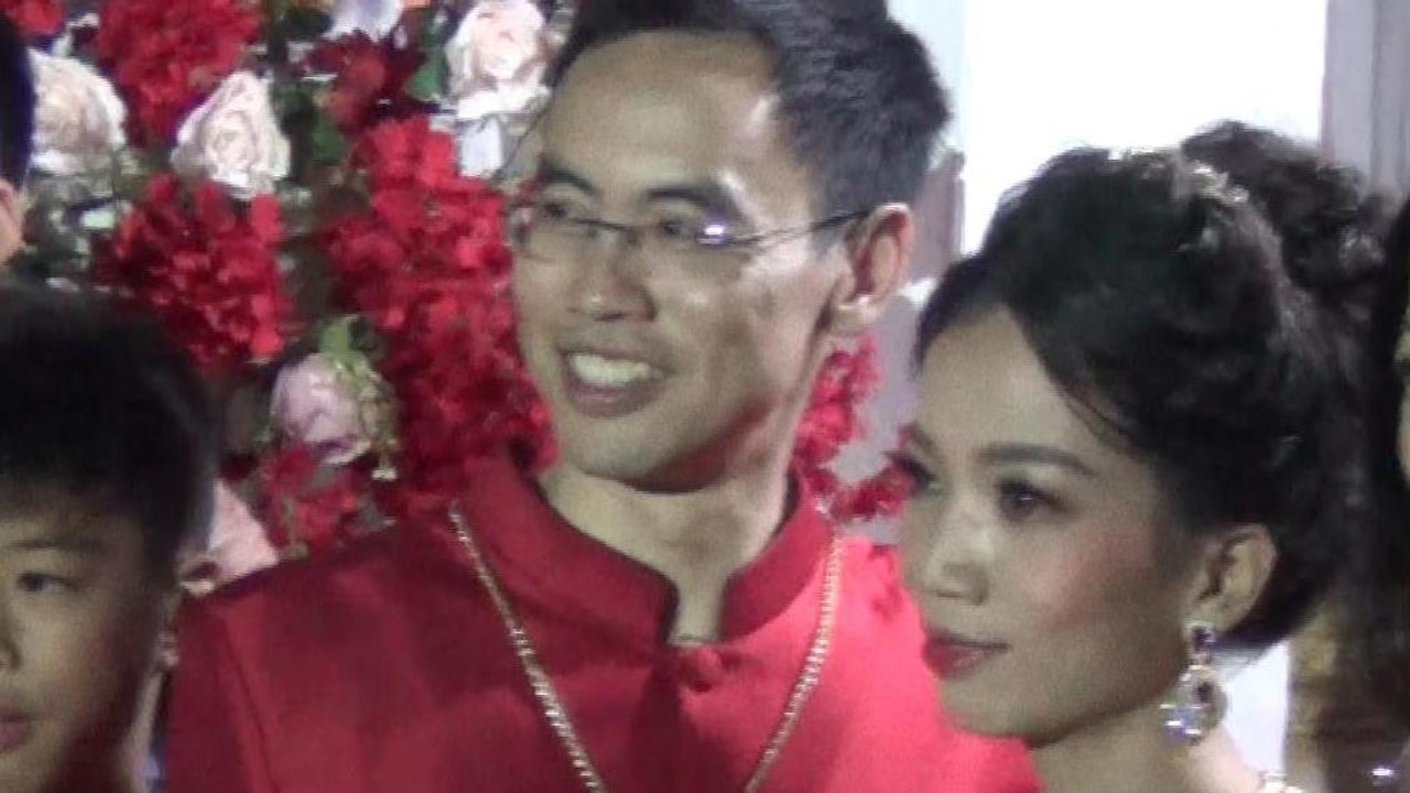 Cambodian Christian & Traditional Wedding, mostly in English, Part 3-3, ThaiCambodia 20-44, Off Phnom Penh, 18 Jan 20