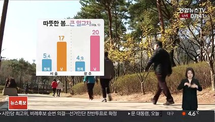 [날씨] 따뜻한 봄…전국 대부분 건조특보, 서쪽 미세먼지