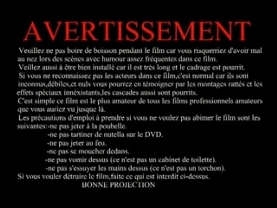 Début du film provisoir