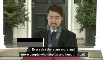Canadian PM Trudeau backs decision not to send athletes to Japan