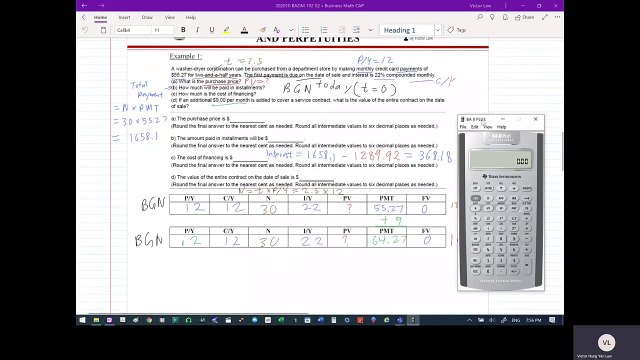 Annuities Due, Deferred Annuities and Perpetuities 002