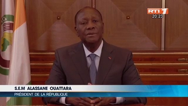 Lutte contre le Covid-19: le Président Ouattara s'adresse aux ivoiriens