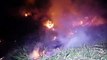 Bombeiros combatem incêndio ambiental às margens da BR-467, na região do Bairro Canadá