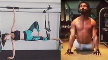 Shahid Kapoor Meera Rajput का एक साथ Workout करते VIRAL VIDEO | Boldsky