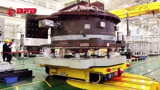 Heavy Duty Industrial Motorized Rail Cart/Low Voltage Electric Powered Flat Trolley