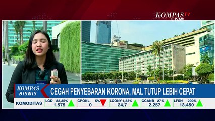 Cegah Penyebaran Corona, Mall di Jakarta Tutup Lebih Cepat?