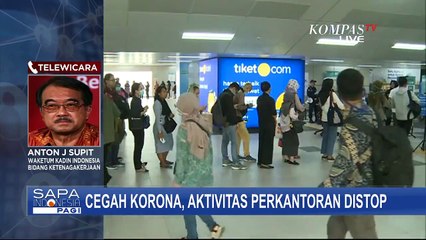 Cegah Corona, Aktivitas Perkantoran Distop