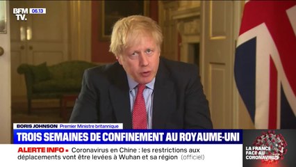 Coronavirus: les Britanniques désormais confinés pour au moins trois semaines