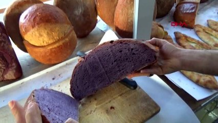 TRABZON Bağışıklığı güçlendiren mor ekmek üretildi, yok satıyor