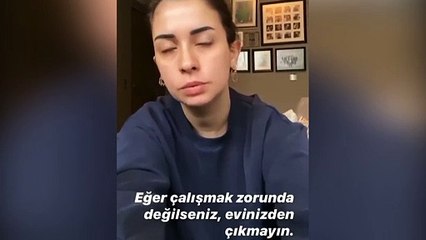 Buse Terim: Ailenizden birine bir şey olursa yanına gidemezsiniz, lütfen evde kalın