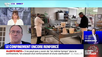 Damien Abad (Les Républicains): "On a besoin d'un durcissement du confinement"