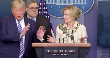 Kameralar önünde yapılan koronavirüs şakası Trump'ı korkuttu