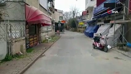 Koronavirüs sonrası Adalar'daki tenhalık böyle görüntülendi