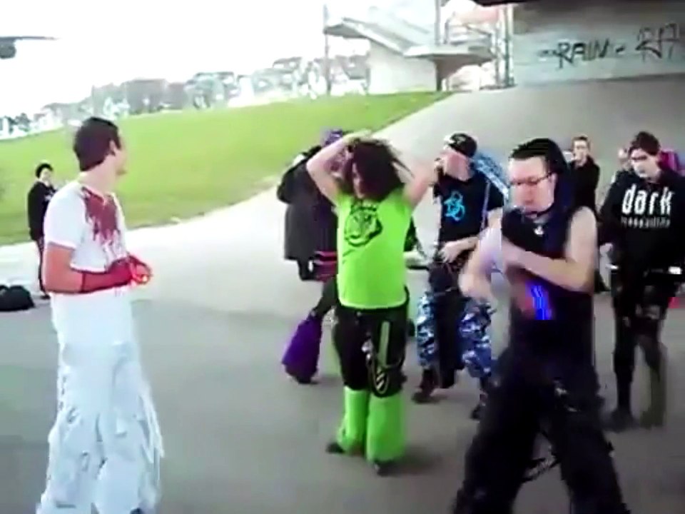 cyber goth dance