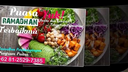 081.2529.7385, Menu Sahur Untuk Diet Cocok Untuk Bekal Puasa.