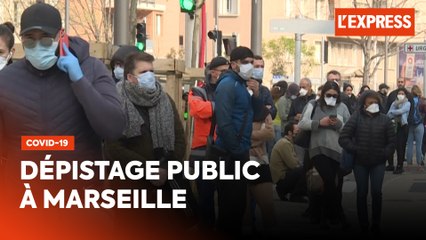 Coronavirus : à Marseille, les tests organisés par le professeur Raoult attirent la foule