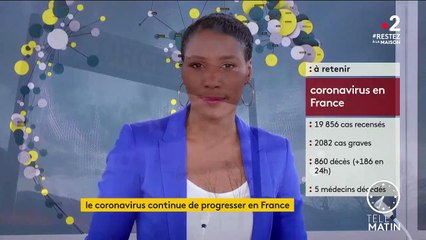 Coronavirus : l’épidémie continue de progresser en France