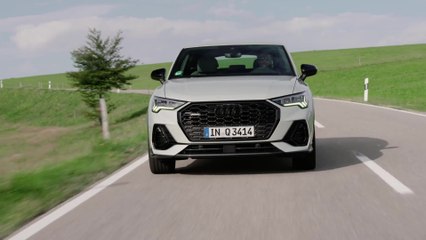 The new Audi Q3 Sportback in Dew Silver Driving Video
