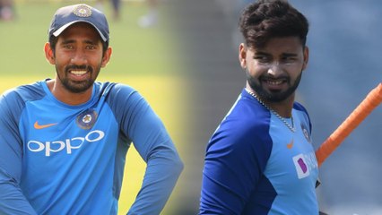 Saha reveals how he helps Pant in wicket keeping