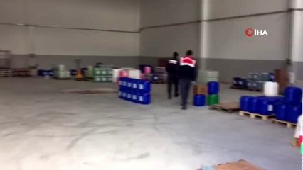 Ankara'da 395 litre kaçak antiseptik dezenfektan ele geçirildi
