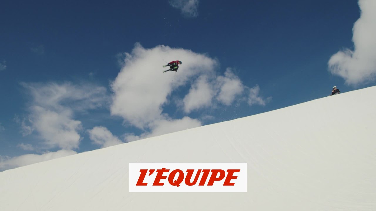 Kevin Rolland de retour dans un halfpipe - Adrénaline - Ski freestyle