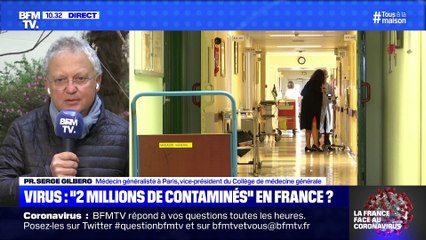 Virus: "2 millions de contaminés" en France ? - 24/03