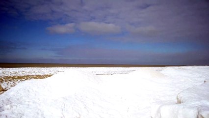Ice Volcanoes Erupt On Lake Michigan