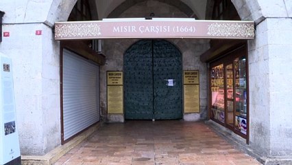 Tarihi Kapalı Çarşısı koronavirüs nedeniyle kapatıldı - İSTANBUL