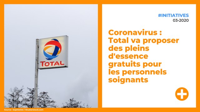 Coronavirus : Total va proposer des pleins d'essence gratuits pour les personnels soignants