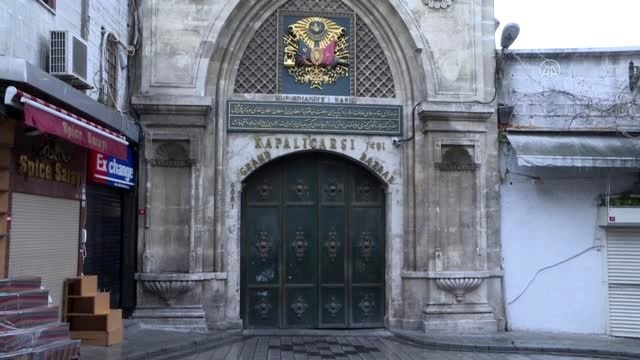 Tarihi Kapalı Çarşısı koronavirüs nedeniyle kapatıldı