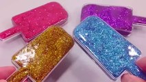 Kids Love To Play Glitter Ice Cream Mixing Slime Learn Colors Clay Mix Surprise Eggs Toys For Kids