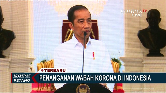 Tanggapan Presiden Joko Widodo Terkait Kesiapan RS Darurat Khusus Corona