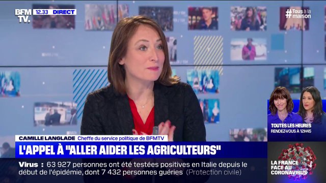 En appelant à aider les agriculteurs , Didier Guillaume va à l'encontre des demandes de confinement strict d'Olivier Véran