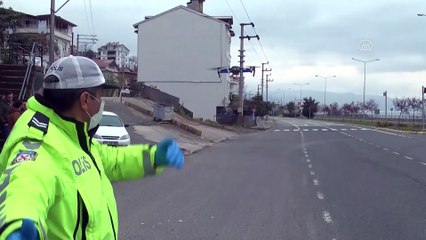 Sokağa çıkması kısıtlanan vatandaşlar drone ile denetlendi - ORDU