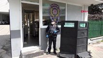 MUĞLA Marmaris'te polis merkezlerinde koronavirüs önlemi