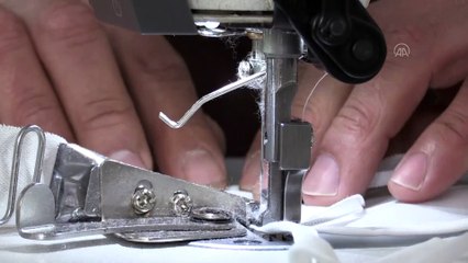 Denizli'de öğretmen ve öğrenciler yıkanabilir maske üretimine başladı